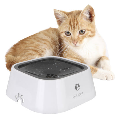 Trinknapf mit Schwimmplatte für Katzen & Hunde – 1,5L, spritzwassergeschützt
