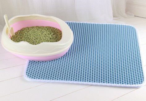 Katzenstreu-Matte mit Wabenstruktur – Wasserdicht & Urinresistent