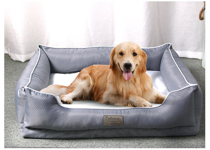 Hundebett mit herausnehmbarem Kissen – Waschbar, 4 Größen